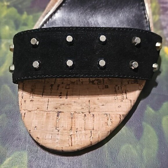 White House Black Market Studded Buckle Heels Size 9 - Picture 3 of 8